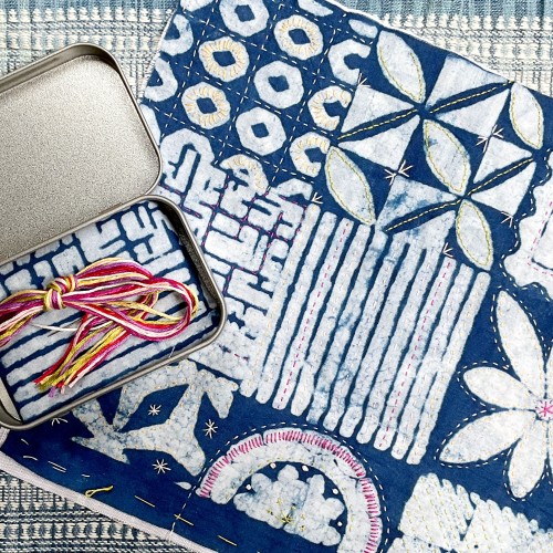 Tin projects - indigo patchwork Tin projects - indigo patchwork