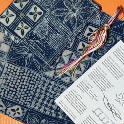 Tin projects - Indigo patchwork